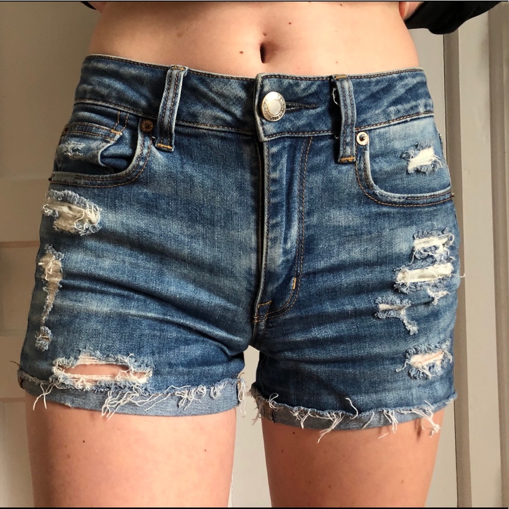 American Eagle “Super Stretch” Jean Shorts